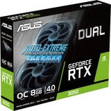 ASUS GeForce RTX 3050 DUAL V2 8GB GDDR6, Carte graphique Lite Hash Rate, 1x DisplayPort, 1x HDMI 2.1, DVI-D