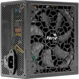 Aerocool AERO White 500W alimentation  Noir, 500 W, 200 - 240 V, 47 - 63 Hz, 110 W, 456 W, 110 W