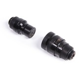 Alphacool 17561 pièce et accessoire pour systèmes de refroidissement d'ordinateurs Kit d'adaptation, Raccord Noir (Mat), Kit d'adaptation, Laiton, Noir, 1/4", CE, FC, RoHS, 62,5 mm