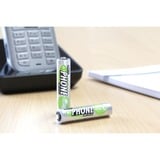 Ansmann 5035523 pile domestique Hybrides nickel-métal (NiMH), Batterie Argent, Hybrides nickel-métal (NiMH), 1,2 V, 550 mAh, Vert, DECT phones