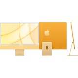 Apple iMac Apple M 61 cm (24") 4480 x 2520 pixels 8 Go 256 Go SSD PC All-in-One macOS Big Sur Wi-Fi 6 (802.11ax) Jaune, Systéme-MAC Jaune/jaune clair, 61 cm (24"), 4.5K Ultra HD, Apple M, 8 Go, 256 Go, macOS Big Sur