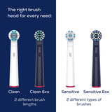 Beurer TB Têtes de brosse Clean Eco Green Planet, Tête brosse à dent électrique Bleu foncé