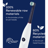 Beurer TB Têtes de brosse Clean Eco Green Planet, Tête brosse à dent électrique Bleu foncé