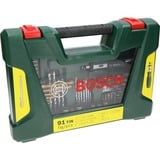 Bosch 2 607 017 195 foret Ensemble de forets 91 pièce(s), Perceuse, ensembles embouts Vert, Perceuse, Ensemble de forets, Métal, pierre, Bois, 1,8 kg, 91 pièce(s), Phillips, Cruciforme, Torx