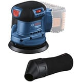 Bosch Ponceuse excentrique sans fil GEX 185-LI Professional solo, 18 Volt, Ponceuse orbitale Bleu/Noir