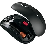 CHERRY MW 2200 Souris Noir, Ambidextre, Optique, RF sans fil, 1300 DPI, Noir