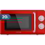 Cecotec ProClean 3010 Retro Red, Four à micro-ondes Rouge