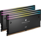Corsair 96 Go DDR5-6600 Kit, Mémoire vive Noir, CMP96GX5M2B6600C32, Dominator Titanium RGB, XMP