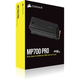 Corsair MP700 PRO avec refroidisseur à air 1 To SSD PCIe Gen5 x4 NVMe 2.0, M.2 2280, 3D TLC NAND