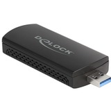 DeLOCK Adaptateur USB Wi-Fi 6E Dualband WLAN AX3000, Adaptateur WLAN 