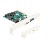 DeLOCK DeLock Carte PCI Express x4 vers 1 x externe, Contrôleur USB 