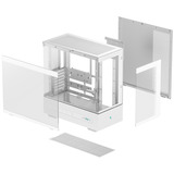 DeepCool CH690 DIGITAL boîtier midi tower Blanc | 2x USB-A | 1x USB-C | Verre Trempé
