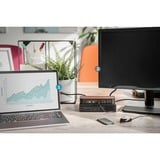 Digitus Commutateur KVM, 2 ports, 4K 60 Hz, 2 x entrées DP, 1 x sortie DP/HDMI, Switch KVM Noir, 2 ports, 4K 60 Hz, 2 x entrées DP, 1 x sortie DP/HDMI, 4096 x 2160 pixels, 4K Ultra HD