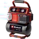 EINHELL Compresseur à batterie Power X-Change TE-AC 18/75 Li OF-Solo, 18 Volt Noir/Rouge
