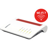 FRITZ! FRITZ!Box 7632, Routeur Box 7632, Wi-Fi 7 (802.11be), Bi-bande (2,4 GHz / 5 GHz), Ethernet/LAN, 5G, Blanc, Routeur
