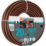 GARDENA 18034-20 tuyau d'arrosage 20 m Au-dessus/sous la terre Gris, Orange Noir/Orange, 20 m, Au-dessus/sous la terre, Gris, Orange, 25 bar, 1,3 cm