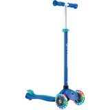GLOBBER Primo Plus Lights incl. casque, Trottinette Bleu foncé/Turquoise