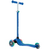 GLOBBER Primo Plus Lights incl. casque, Trottinette Bleu foncé/Turquoise