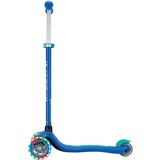 GLOBBER Primo Plus Lights incl. casque, Trottinette Bleu foncé/Turquoise