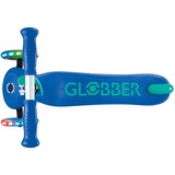 GLOBBER Primo Plus Lights incl. casque, Trottinette Bleu foncé/Turquoise