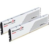G.Skill 32 Go DDR5-6400 (2x 16 Go) Dual-Kit, Mémoire vive Blanc, F5-6400J3648F16GX2-RS5W, Ripjaws S5, Intel XMP