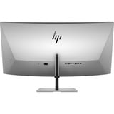 HP Écran de conférence 5K2K Série 7 Pro 39,7 pouces - 740pm 39.7" 4K Ultra HD Moniteur UltraWide incurvé Noir/argent, 1x DisplayPort, 1x HDMI, 4x USB-A, 2x Thunderbolt, 1x RJ-45, 7 pouces - 740pm, 100,8 cm (39.7"), 5120 x 2160 pixels, WUHD, LCD, 5 ms, Noir, Argent