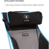 Helinox Sunset Chair, Chaise Noir/Bleu
