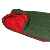 High Peak Pak 600 ECO, Sac de couchage Vert foncé/Rouge