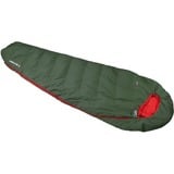High Peak Sac de couchage momie Pak 600 ECO Vert foncé/Rouge