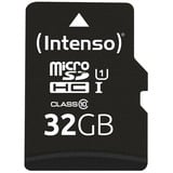 Intenso 3424480 mémoire flash 32 Go MicroSD UHS-I Classe 10, Carte mémoire Noir, 32 Go, MicroSD, Classe 10, UHS-I, Class 1 (U1), Résistant à une température, Résistant aux chocs, Imperméable, Résistant aux rayons X