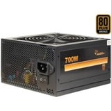 Inter-Tech ArgusNT BPS-700 unité d'alimentation d'énergie 20+4 pin ATX ATX Noir alimentation 700 watt Noir, 4x PCIe, 700 W, 100 - 240 V, 47 - 63 Hz, 9/4.5 A, 100 W, 620 W