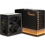 Inter-Tech ArgusNT BPS-700 unité d'alimentation d'énergie 20+4 pin ATX ATX Noir alimentation 700 watt Noir, 4x PCIe, 700 W, 100 - 240 V, 47 - 63 Hz, 9/4.5 A, 100 W, 620 W