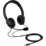 Kensington Micro-Casque Classic USB-C  on-ear Noir, Avec fil, Appels/Musique, Casque, Noir