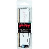 Kingston FURY FURY Beast 32GB 6000MT/s DDR5 CL30 DIMM White RGB EXPO, Mémoire vive Blanc, 32 Go, 1 x 32 Go, DDR5, 288-pin DIMM, Blanc