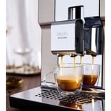 Krups Intuition Experience+ EA877D10 machine à café Entièrement automatique Machine à expresso 3 L, Machine à café/Espresso Acier inoxydable brossé/en acier inoxydable, Machine à expresso, 3 L, Café en grains, Broyeur intégré, 1550 W, Noir, Acier brossé