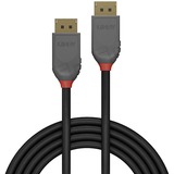 Lindy Câble Anthra Line DisplayPort 1.2, 10m Noir, 10m, 10 m, DisplayPort, DisplayPort, Mâle, Mâle, 4096 x 2160 pixels