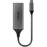 Lindy Convertisseur USB 3.2 Type C Ethernet Gigabit, Carte réseau Argent