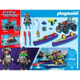 PLAYMOBIL City Action - Quad transformable de bandit, Jouets de construction 71147