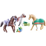 PLAYMOBIL Horses of Waterfall - 3 chevaux: Morgan, Quarter Horse & Shagya, Jouets de construction 71356
