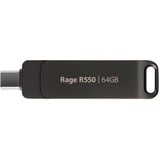 Patriot PE64GR550DSAD, Clé USB Noir