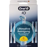 Procter & Gamble Oral-B iO Ultimative Reinigung 8er, Tête brosse à dent électrique Blanc, 8 pièce(s), Blanc, 3 mois, Oral-B, 106 mm, 34 mm