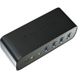 RAIJINTEK PAEAN, Banc/show case Noir, 4x USB-A 3.2 (5 Gbit/s), 2x Audio, Window-kit