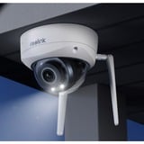 Reolink W437 Dôme Caméra de sécurité IP Intérieure et extérieure 3840 x 2160 pixels Plafond, Caméra de surveillance Blanc, Caméra de sécurité IP, Intérieure et extérieure, Avec fil &sans fil, Google Assistant, 6000 K, Plafond