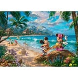 Schmidt Spiele Thomas Kinkade Studios : Disney Dreams Collection - Minnie et Mickey à Hawaï, Puzzle 