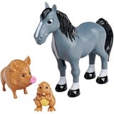 Simba Sam le pompier sauvetage animalier avec remorque, Jeu véhicule 