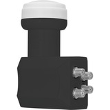 TechniSat 0000/8380 convertisseur abaisseur de fréquence Low Noise Block (LNB) Noir Noir, F, 200 mA, 4 cm, 54 mm, 133 mm, 101 mm