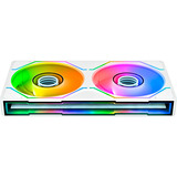 Thermaltake SWAFAN UNIFY 240 ventilateur de boîtier RGB  Blanc, 244 x 124 x 28 mm, PWM