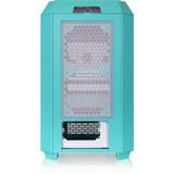 Thermaltake The Tower 250 boîtier mini tower Menthe/Baies | 2x USB-A | 1x USB-C | Verre Trempé