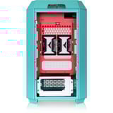 Thermaltake The Tower 250 boîtier mini tower Menthe/Baies | 2x USB-A | 1x USB-C | Verre Trempé