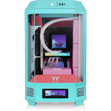 Thermaltake  boîtier mini tower Menthe/Baies | 2x USB-A | 1x USB-C | Verre Trempé
